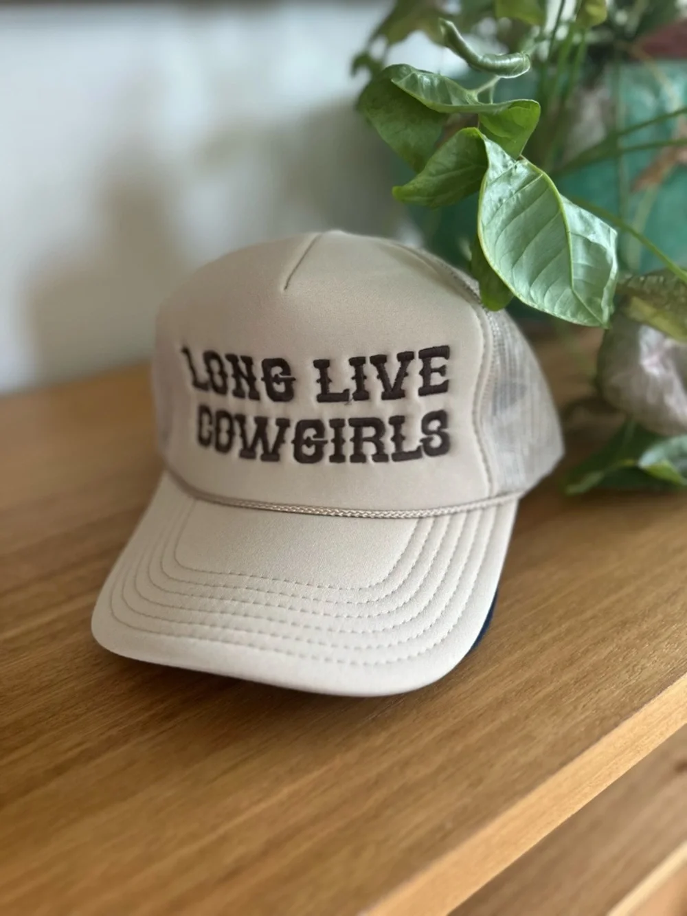 OTTO Beige Trucker Hat - Morgan Wallen, Western, Cowgirl, Festival, Country - Picture 2 of 4